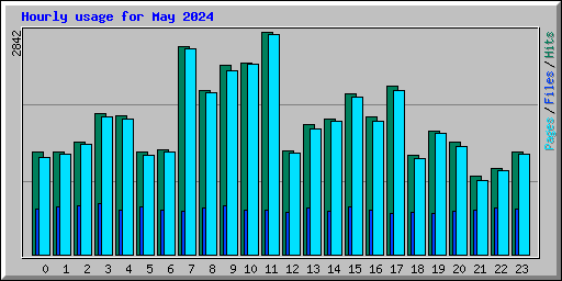 Hourly usage for May 2024